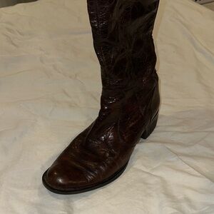 Born Brown Heeled Boots